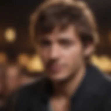 Close-up of Paolo Nutini during a live performance