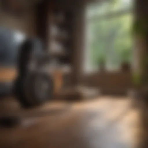 Cozy listening space for parents