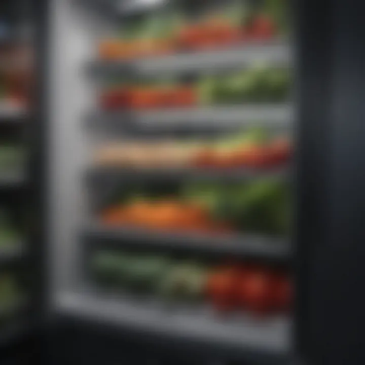 Fresh vegetables stored in a refrigerator highlighting food preservation