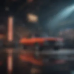 A vibrant set showcasing The Wayne Show's dynamic atmosphere