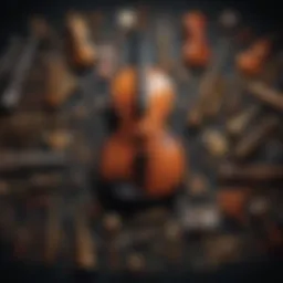 A vibrant collage of various musical instruments symbolizing diversity in sound