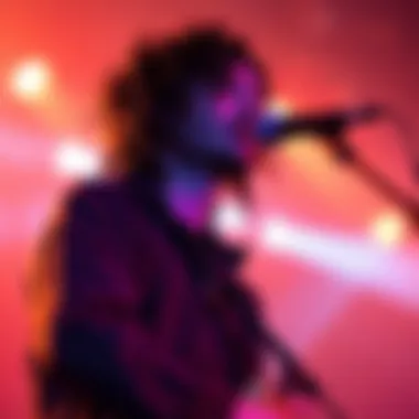 A contemporary artist performing live, showcasing the modern influence of tremble music.