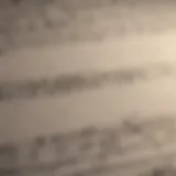 A close-up of musical notes on a page, symbolizing the essence of songwriting