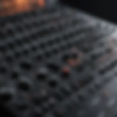 Digital Audio Workstation Interface An innovative digital audio workstation interface showcasing advanced music editing tools