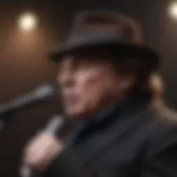Van Morrison performing live