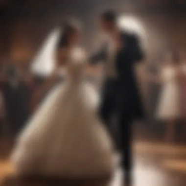 Cultural Variations in Wedding Dances Diverse cultural representations of wedding celebrations featuring traditional dance